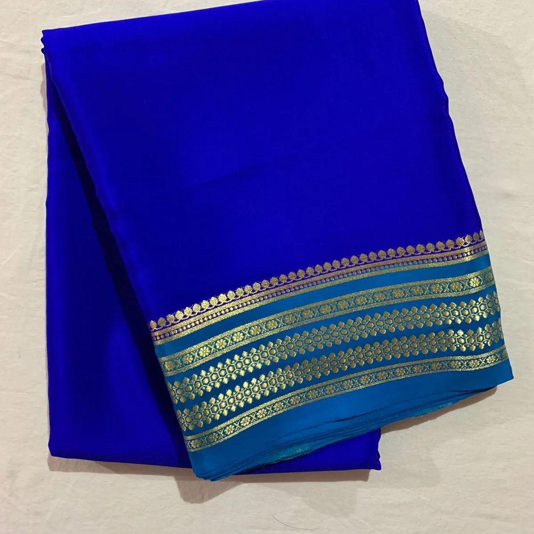Mysore Crepe Silk Sarees Online – Authentic Soft Silk Elegance