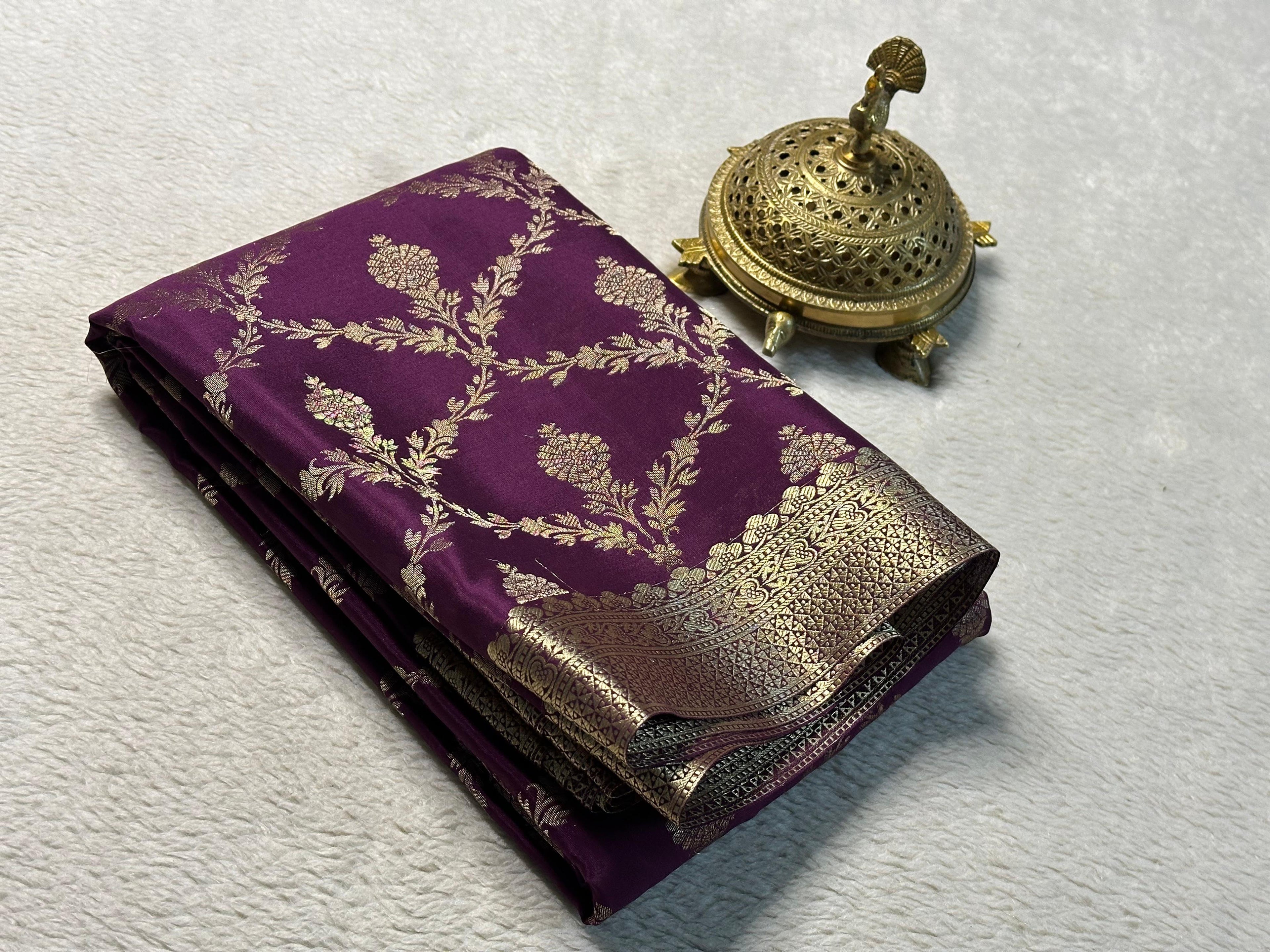 Embrace Heritage: Exquisite Semi Brocade Mysore Silk Sarees