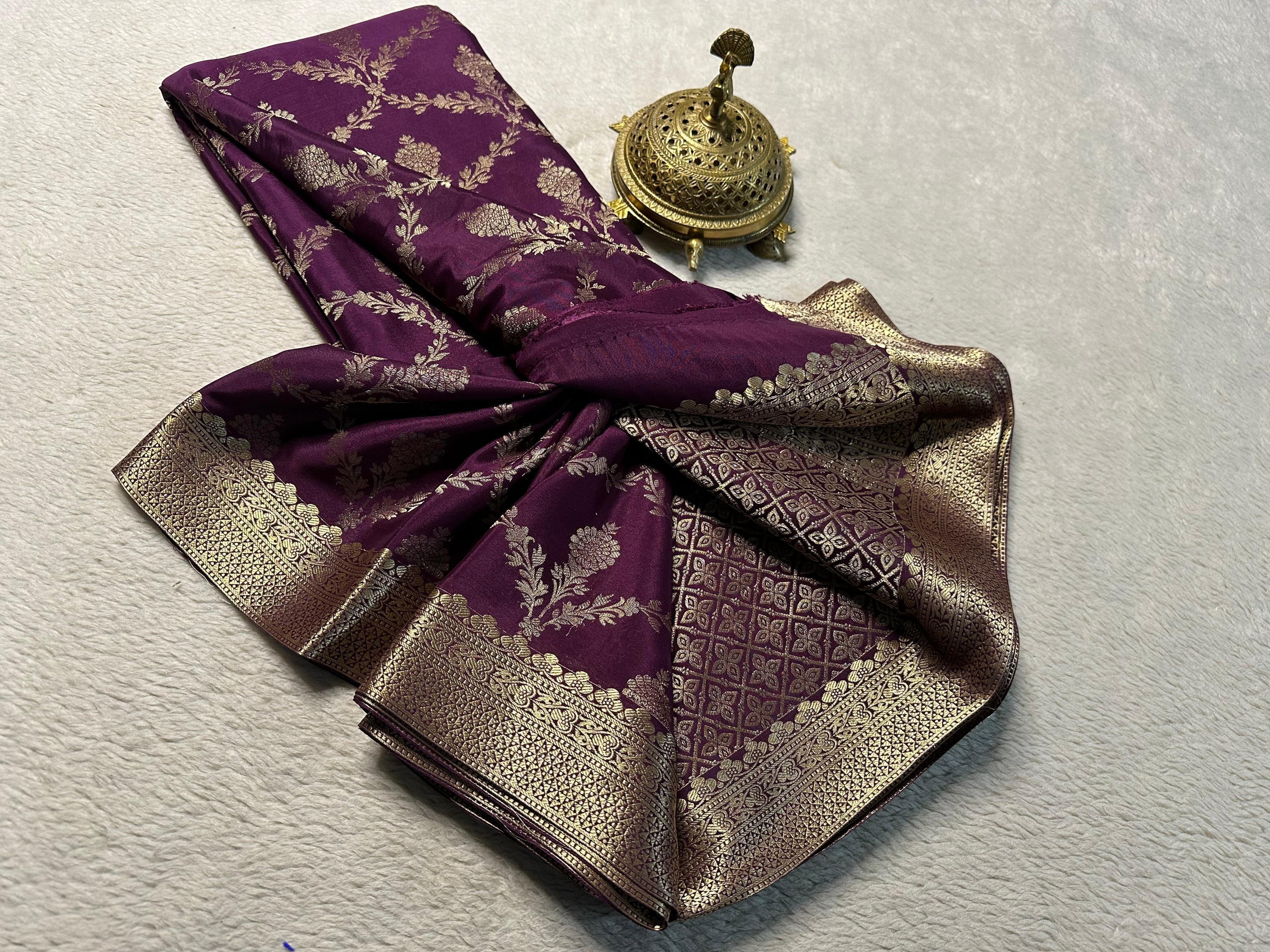 Embrace Heritage: Exquisite Semi Brocade Mysore Silk Sarees