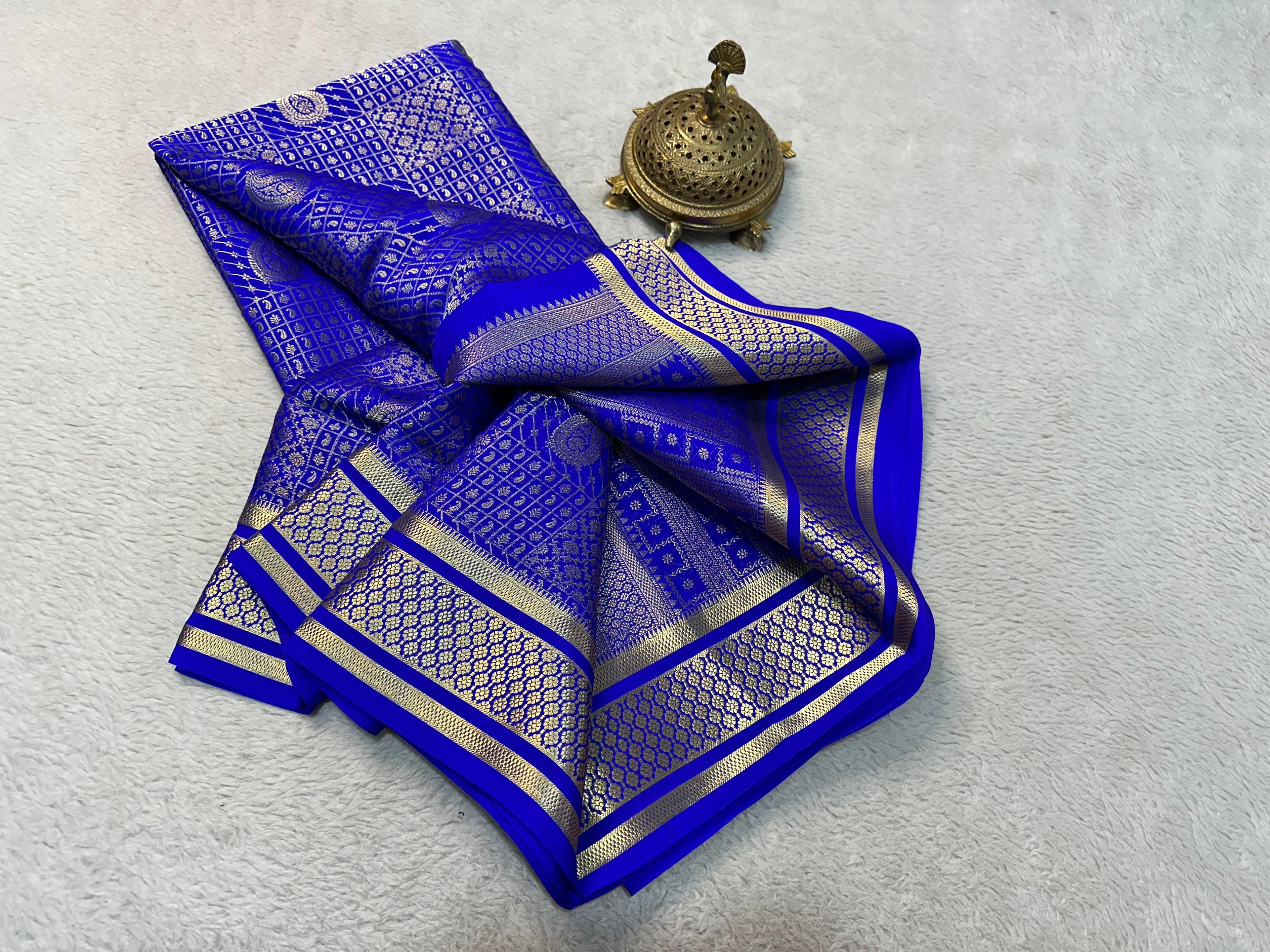 Bridal Bliss: Exclusive Collection of Rich Brocade Mysore Silk Sarees