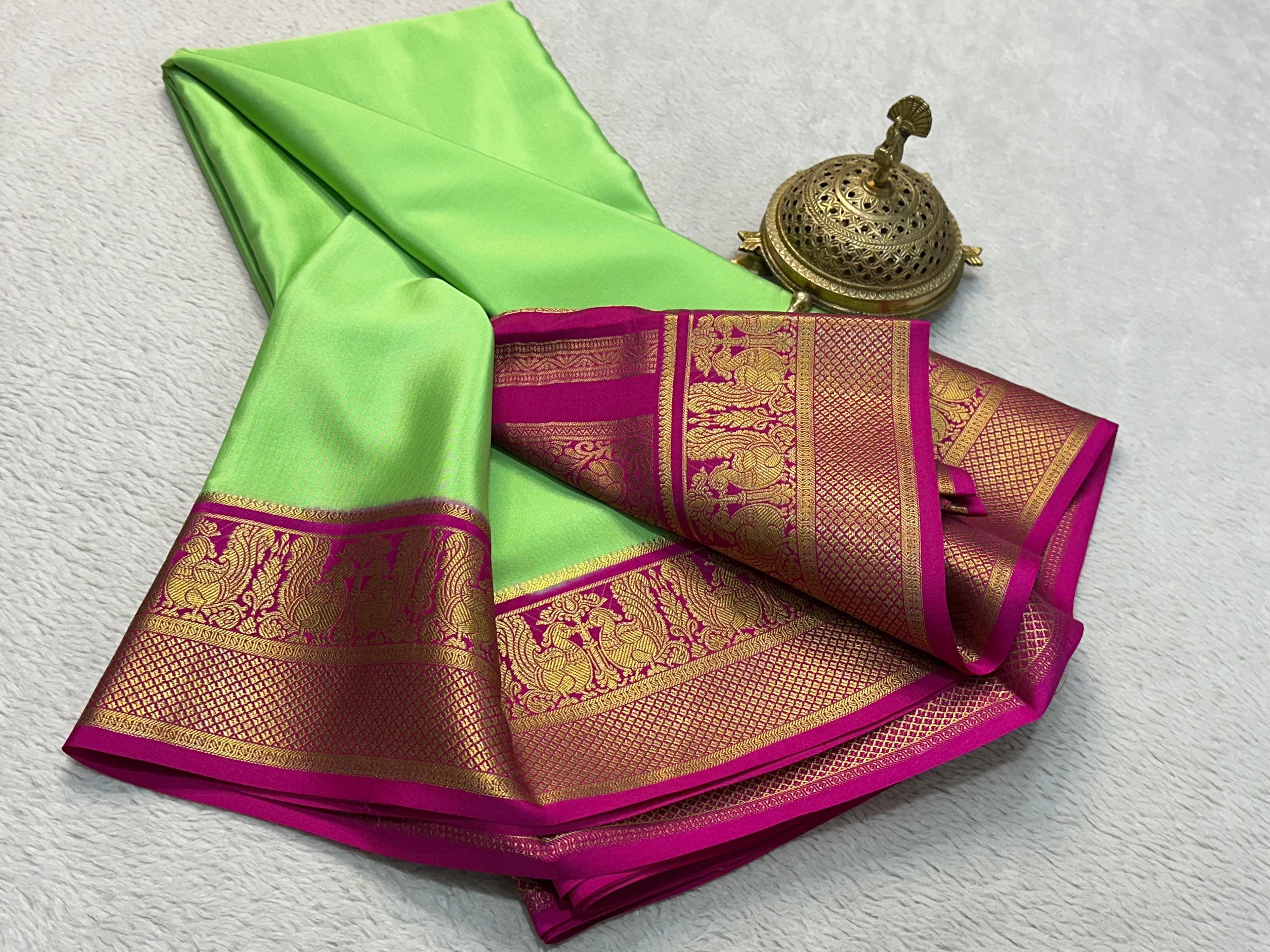 Grace the Occasion with Our Enchanting Rich Peacock Border Sarees