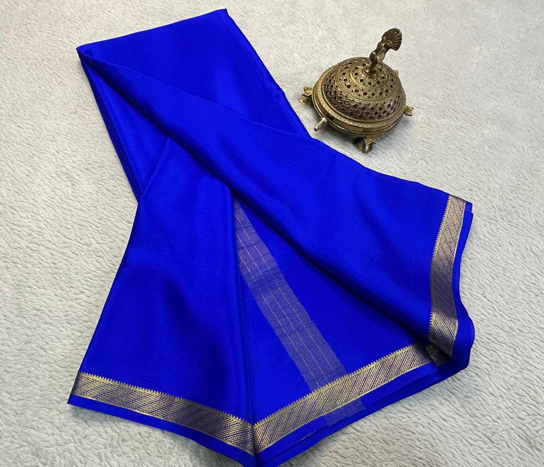 Timeless Beauty: Mysore Silk Crepe Sarees in Stunning Hues