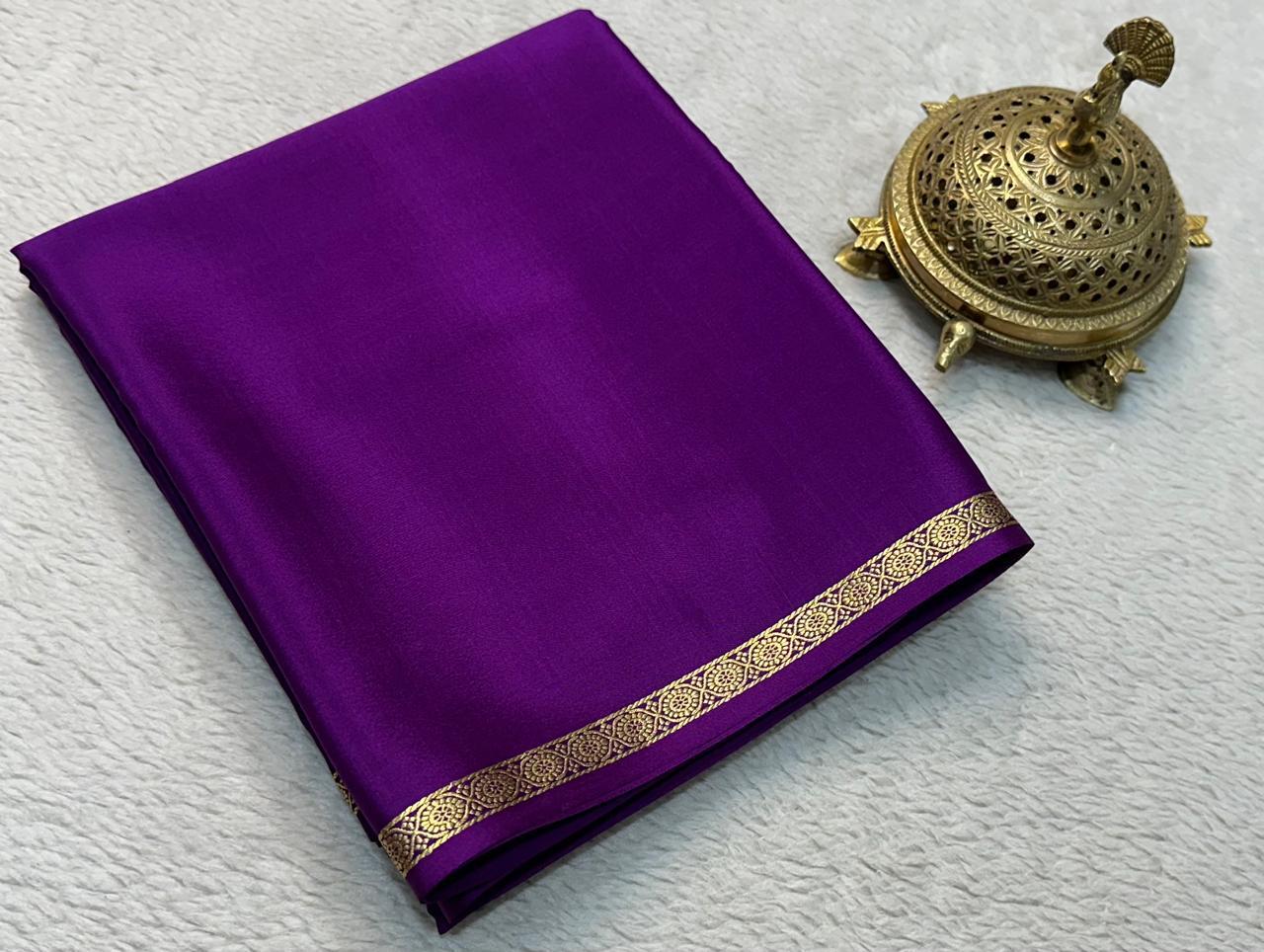 Sartorial Sophistication: Line Pallu Sarees with Petite Borders in Vibrant Solids