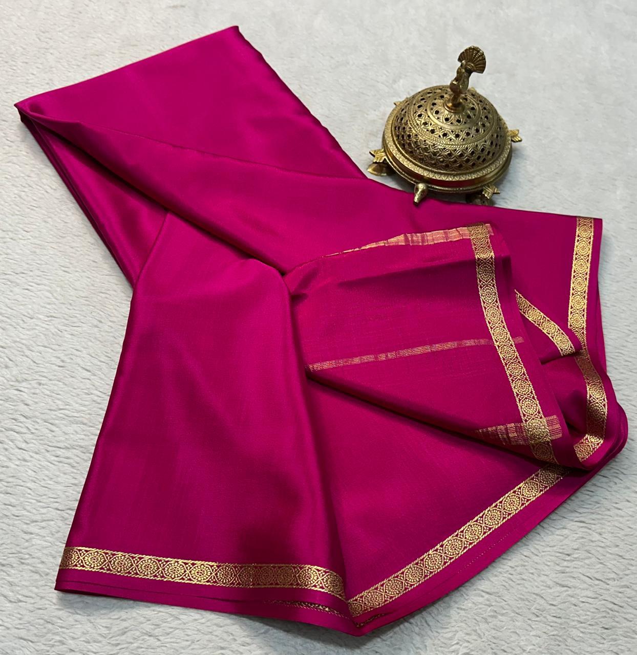 Unveil the Charm of Mysore Silk Crepe Sarees