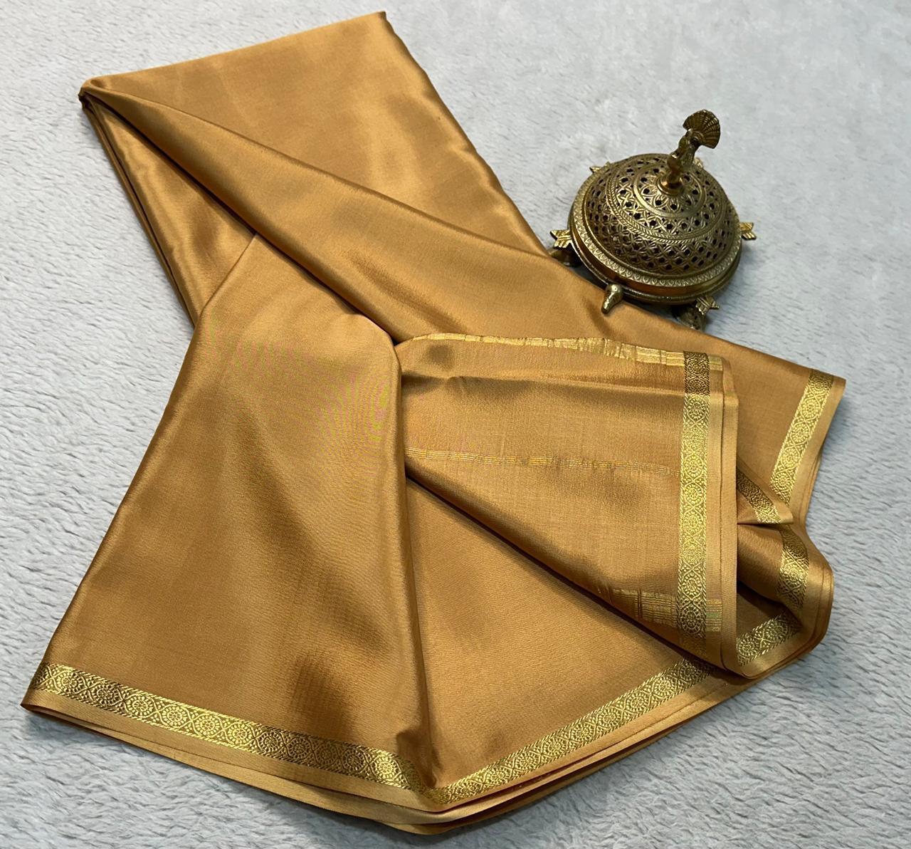 Sartorial Sophistication: Line Pallu Sarees with Petite Borders in Vibrant Solids