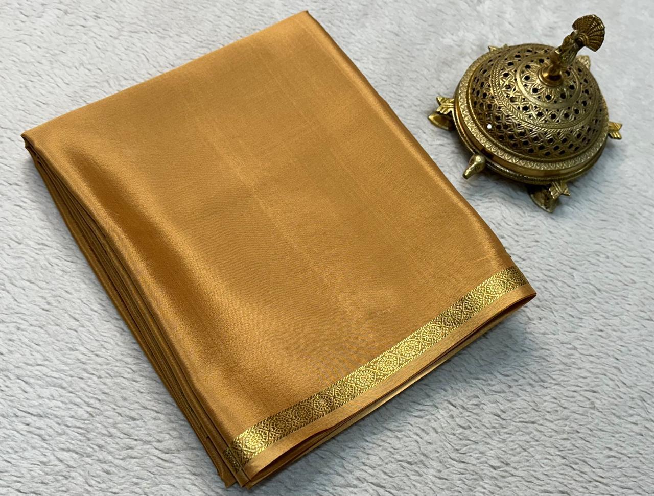 Sartorial Sophistication: Line Pallu Sarees with Petite Borders in Vibrant Solids