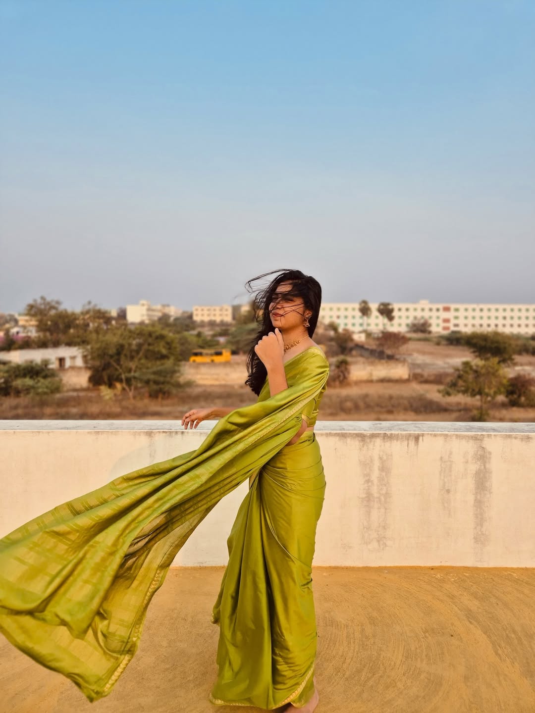 Traditional Olive Green Pure Mysore Silk Saree for Festive Occasions