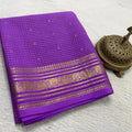 Buy Purple Mysore Silk Saree for Festive Celebrations