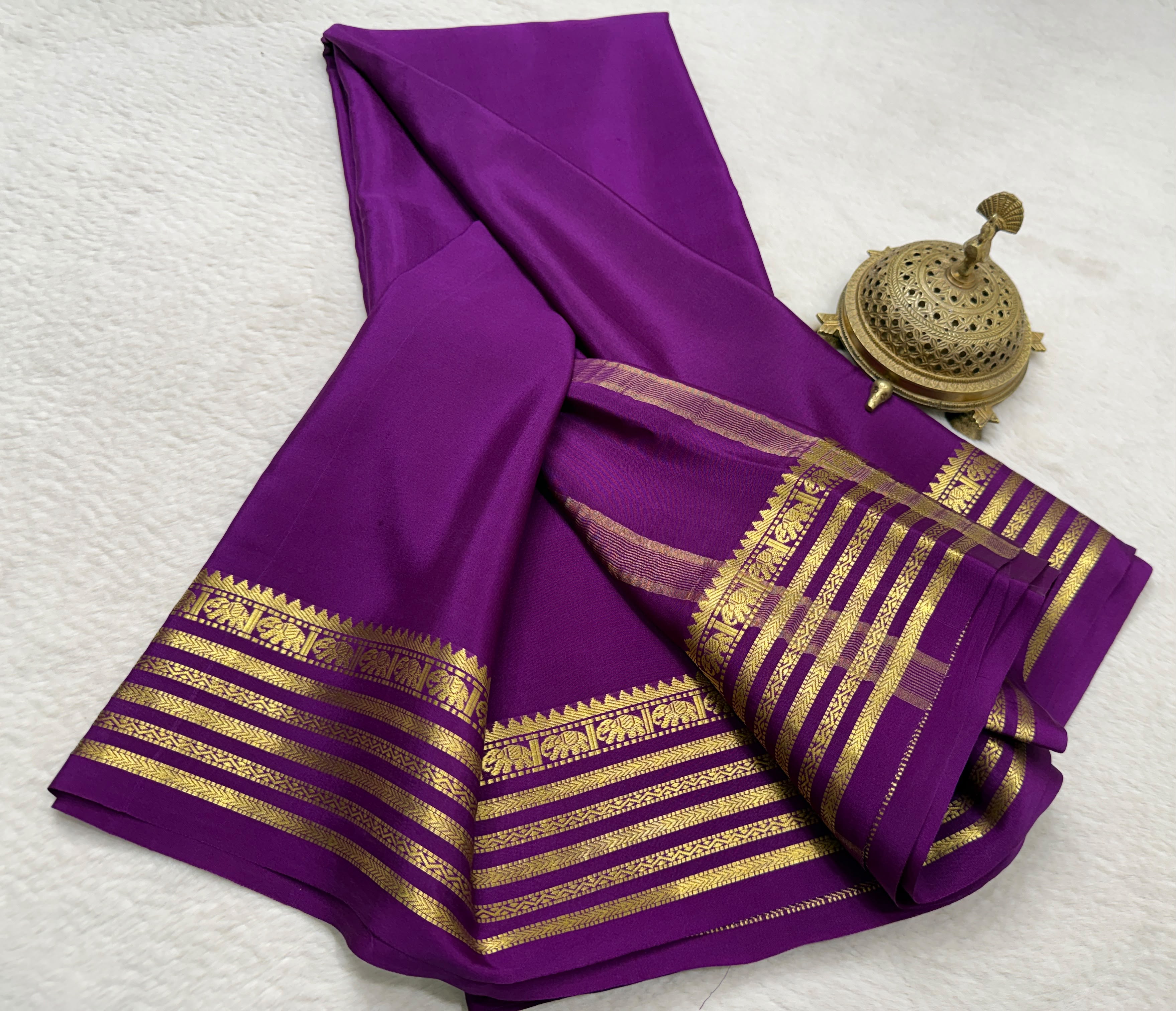 Soft Premium Mysore Silk Saree for Wedding & Festive Collection