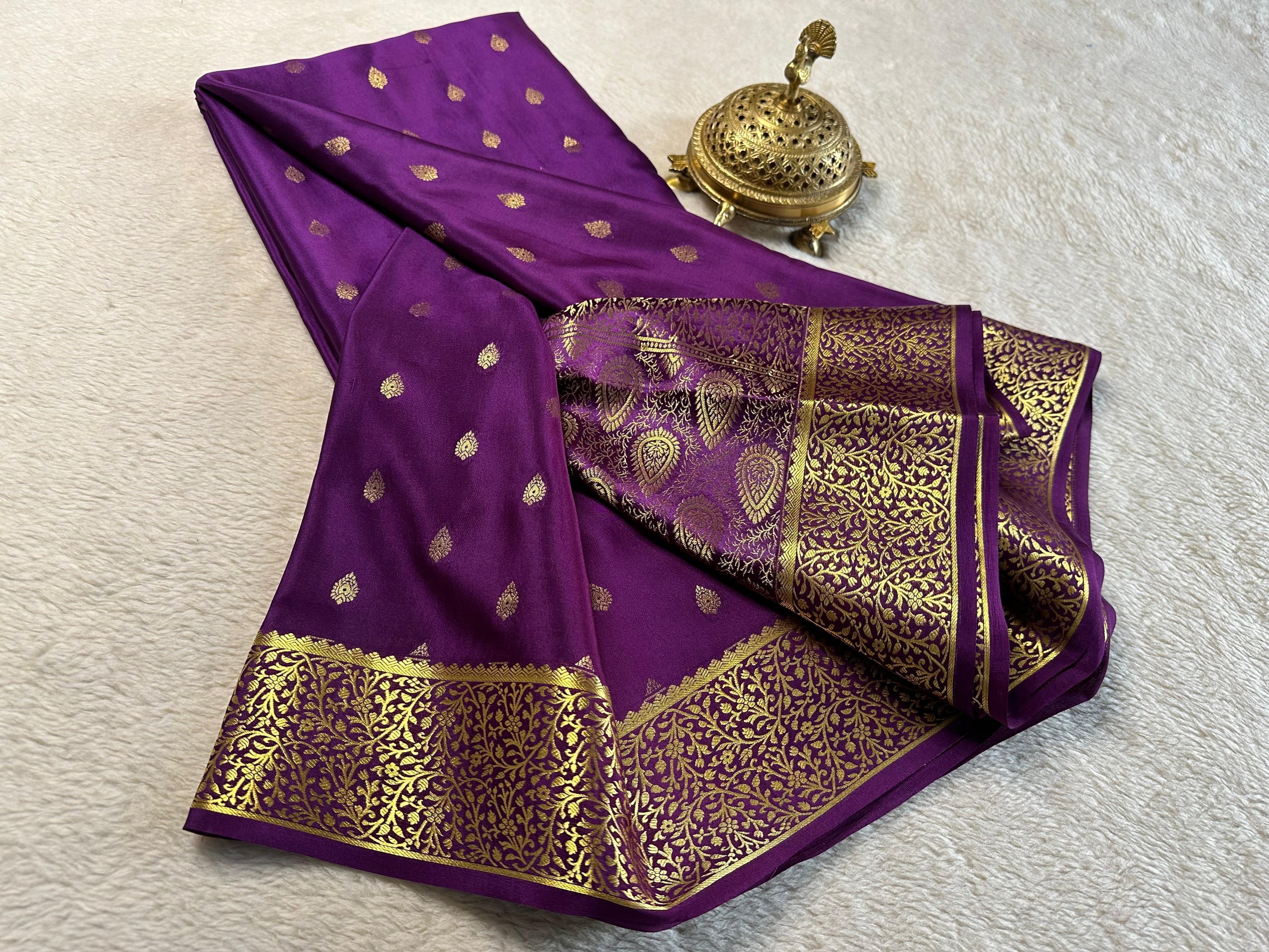 Exclusive Collection: Pure Brocade Mysore Silk Sarees