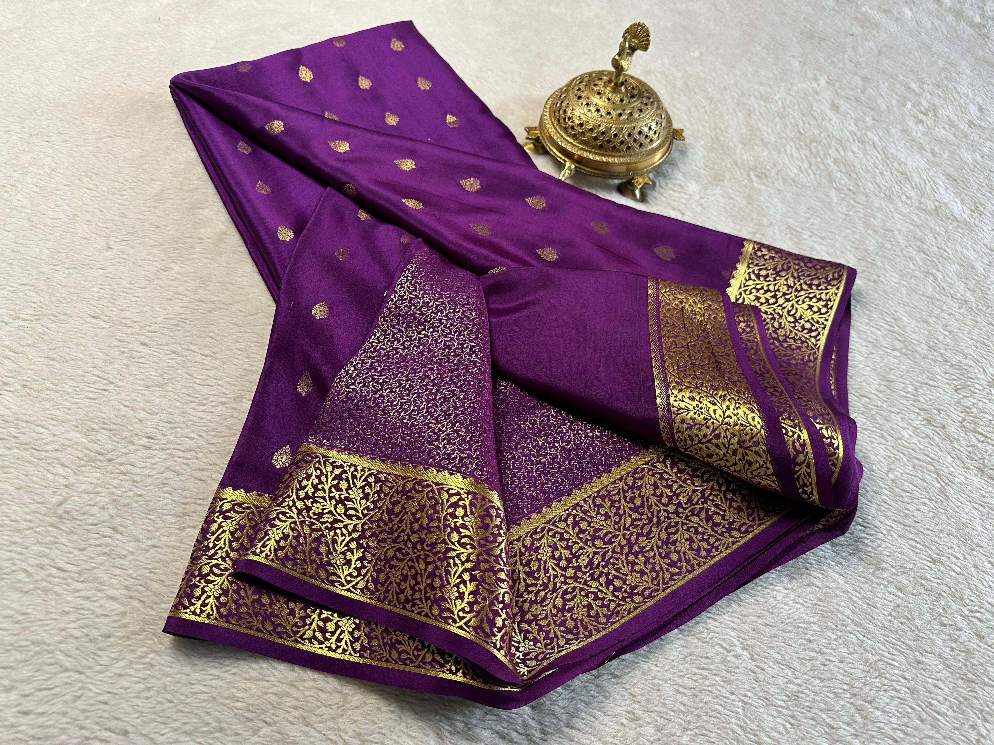 Exclusive Collection: Pure Brocade Mysore Silk Sarees