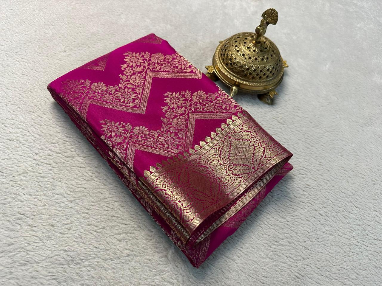 The Royal Brocade Silk Saree Elegance